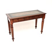 Antique William IV Mahogany Writing Table / Desk