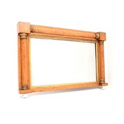 Antique William IV Period Birds Eye Maple Mirror