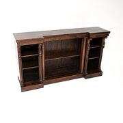 Antique William IV Rosewood Open Bookcase
