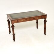 Antique William IV Walnut Partners Writing Table