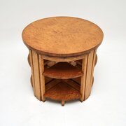 Art Deco Birds Eye Maple Nesting Coffee Table