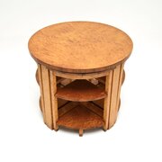Art Deco Birds Eye Maple Nesting Coffee Table