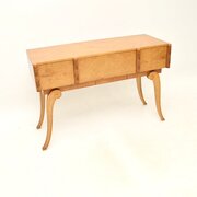 Art Deco Burr Walnut Console Table By Hille