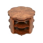 Art Deco Burr Walnut Nesting Coffee Table