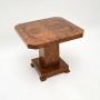 Art Deco Burr Walnut Side Table / Coffee Table