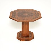 Art Deco Burr Walnut Side Table / Coffee Table