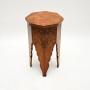 Art Deco Burr Walnut and Elm Side Table