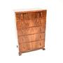 Art Deco Figured Walnut Chest of Drawers