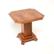 Art Deco Figured Walnut Coffee / Side Table