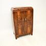 Art Deco Figured Walnut Compactum Chest of Drawers
