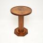 Art Deco Figured Walnut Occasional Side Table