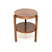 Art Deco Inlaid Walnut Side / Coffee Table