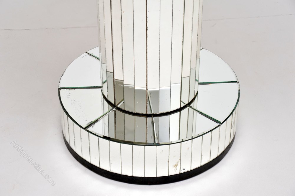 Art Deco Period Mirrored Glass Occasional Table Antiques Atlas