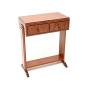 Art Deco Satin Birch Side Table