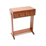 Art Deco Satin Birch Side Table