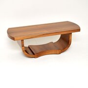 Art Deco Walnut Coffee Table