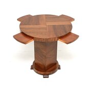 Art Deco Walnut Occasional Side Table