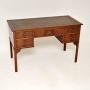 Chippendale Style Mahogany Leather Top Desk