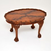 Chippendale Style Pie Crust Mahogany Coffee Table