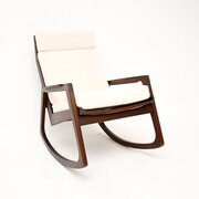 Danish Vintage Afromosia Rocking Chair