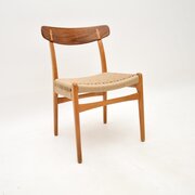 Danish Vintage CH-23 Chair By Hans Wegner