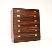 Danish Vintage Rosewood Bureau / Chest Of Drawers
