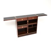 Danish Vintage Rosewood Captains Cocktail Bar