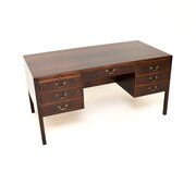 Danish Vintage Rosewood Desk By O. Bank Larsen