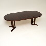 Danish Vintage Rosewood Extending Dining Table