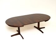 Danish Vintage Rosewood Extending Dining Table