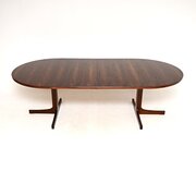 Danish Vintage Rosewood Extending Dining Table