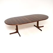 Danish Vintage Rosewood Extending Dining Table