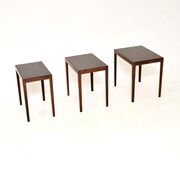 Danish Vintage Rosewood Nest Of Three Tables