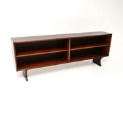 Danish Vintage Rosewood Open Bookcase