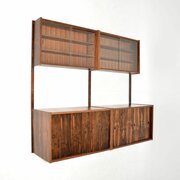 Danish Vintage Rosewood Wall Mounting Cabinet