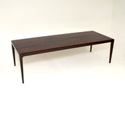 Danish Vintage Solid Rosewood Dining Table