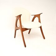 Danish Vintage Teak Armchair By Aage Christiansen