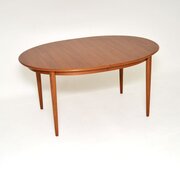 Danish Vintage Teak Extending Dining Table