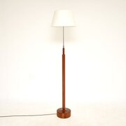 Danish Vintage Teak Rise And Fall Floor Lamp