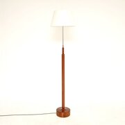 Danish Vintage Teak Rise And Fall Floor Lamp