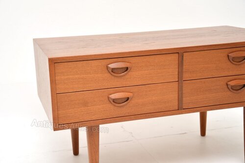 Antiques Atlas - Danish Vintage Teak Side Chest / Cabinet