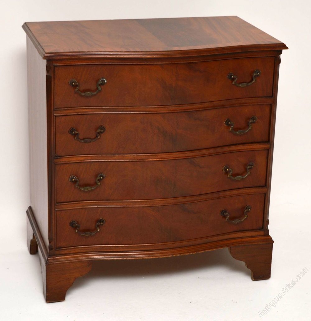 Antiques Atlas Style Flame Mahogany Chest Of Drawers
