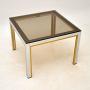 Italian Vintage Chrome Side Table by Zevi