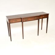 Large Antique Georgian Mahogany Console Table
