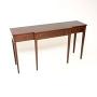 Large Antique Inlaid Mahogany Console Table