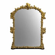 Large Antique Italian 18th Century Giltwood Mirror