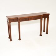 Large Antique Mahogany Console Table