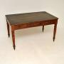 Large Early Victorian Mahogany Writing Table Desk