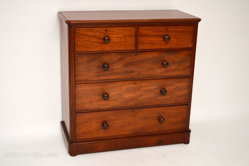 Large Victorian Mahogany Chest Drawers Antiques Atlas