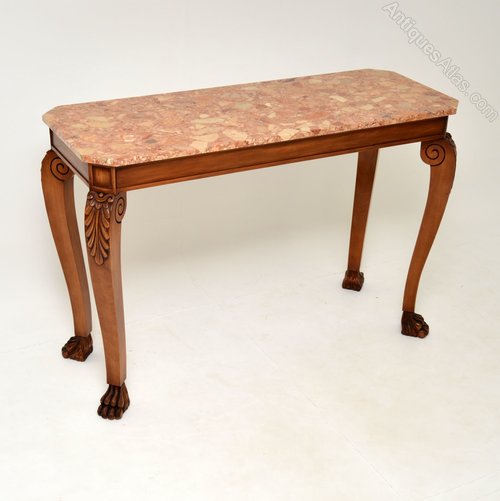 Antiques Atlas Neo Classical Style Marble Top Console Table